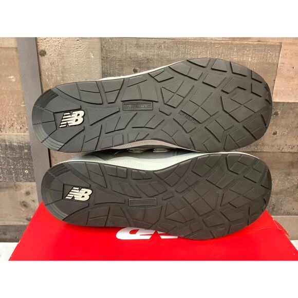 New Balance Men's 10 2E Grey Elite Lite EH Work Shoes Composite Safety Toe LM5-8 - Picture 7 of 8